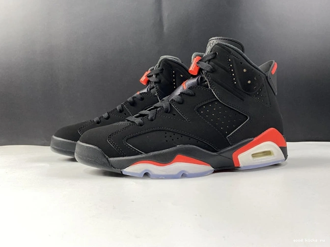 384664- Infrared EyeCatching Black Jordan6 4044 1014